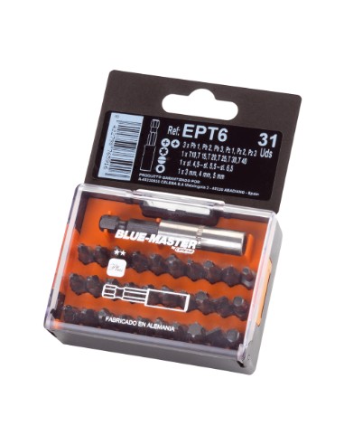 EST.PUNTAS ATORNILLAR 31 PZAS. EPT6