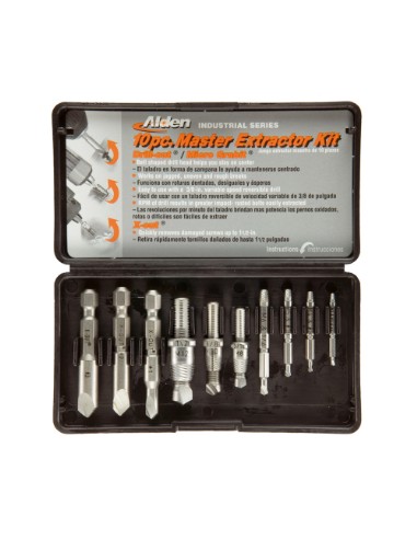 ESTUCHE EXTRACTORES 10 PIEZAS